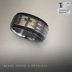 Black Diamond Cross Ring