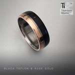 Black Teflon & Rose Gold