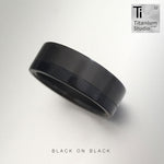 Black Zirconium and Black Teflon Ring