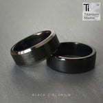 Black Zirconium with Beveled Edge