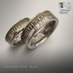 Coin Inlay Ring