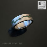 Cracked Ring With Gem Inlay