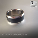 D-Shape Black Teflon Inlay Ring