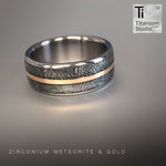 Double Meteorite & Rose Gold