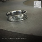 Fingerprint Cast Ring