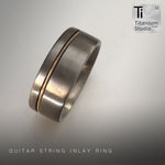 Guitar String Inlay Ring