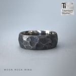 Hammered Moonrock Ring