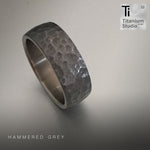 Hammered Tiodized Ring