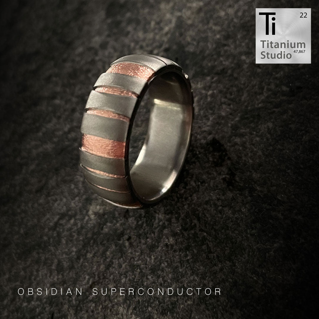 Obsidian Superconductor Ring
