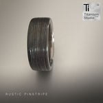 Rustic Striped Treated Ring