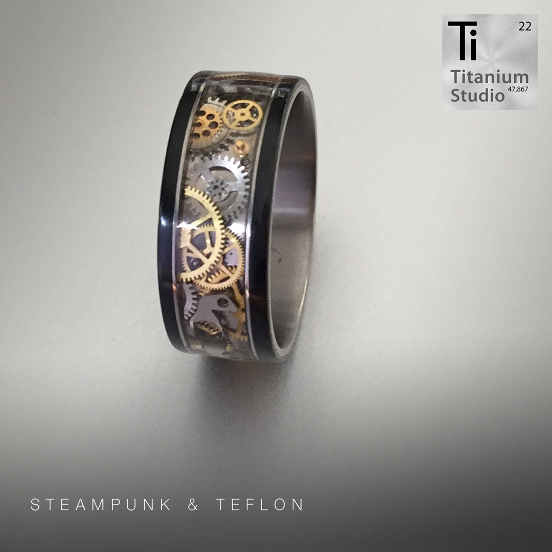 Steampunk With Black Ertalyte Side Inlays