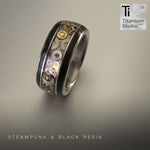Steampunk with Black Resin Sides