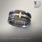 Vintage Silver Knight Inspired Ring