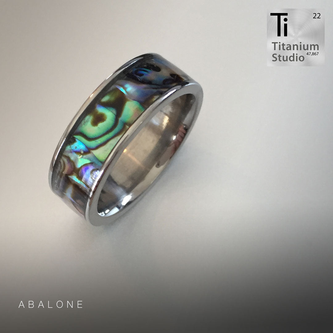 Abalone Inlay Ring