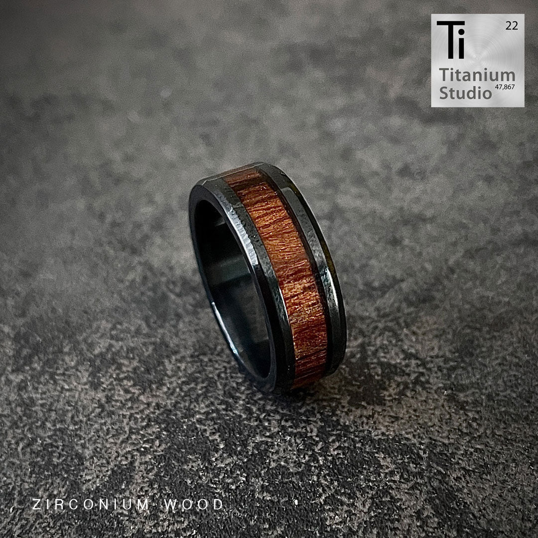 Wood Inlays Rings – Titanium Studios Pty Ltd