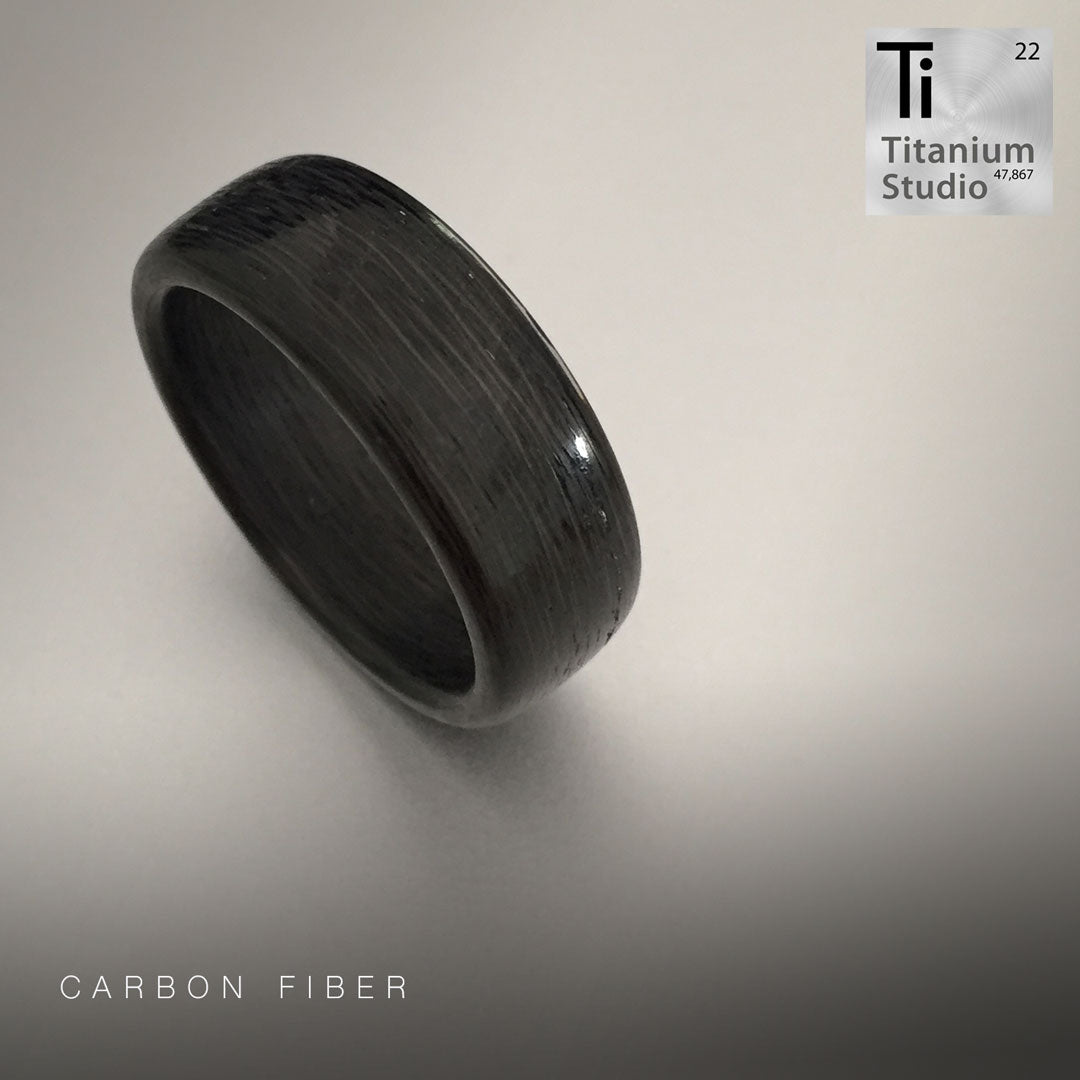 Titanium Graphite Ring Carbon Fiber & Alutex Rings – Titanium Studios Pty Ltd