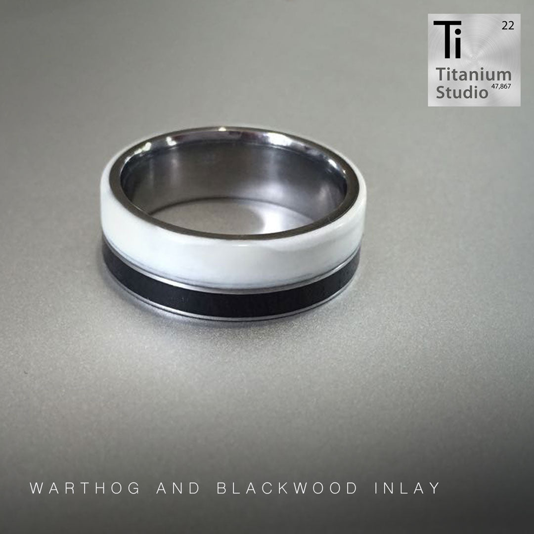 Warthog and Wood Ring
